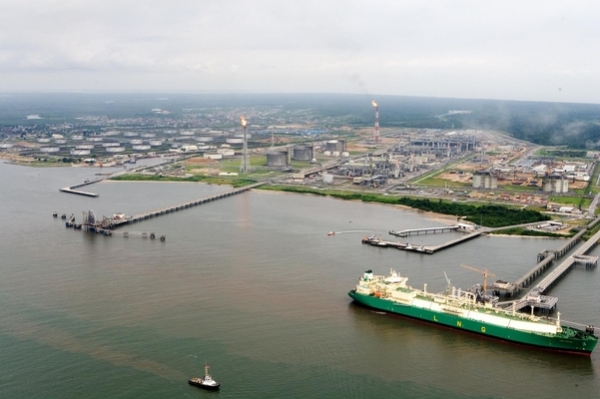 나이지리아 보니섬 LNG 플랜트시설 전경 (사진=대우건설 제공)