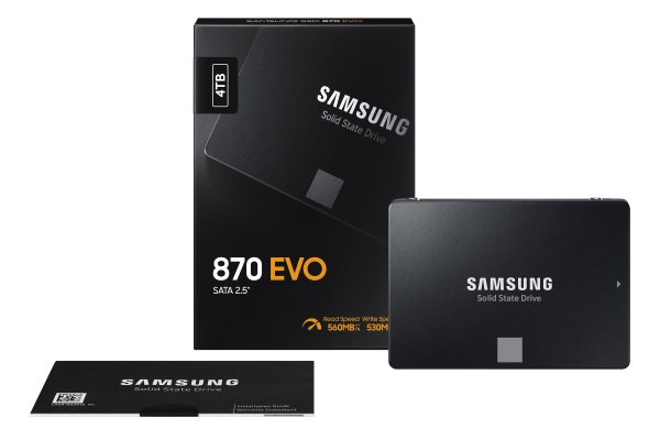 870 EVO SSD 패키지 (사진=삼성전자 제공)