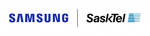 삼성·캐나다 사스크텔 기업 로고 (사진=삼성전자 제공)