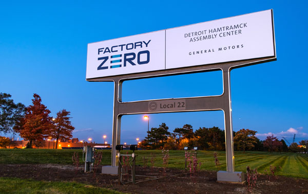 GM의 완전 전동화 시대의 핵심 제조시설인 팩토리 제로(Factory ZERO) 디트로이트-햄트래믹 어셈블리 센터 전경 (사진=한국지엠)