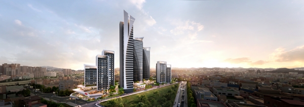 서울 신림동 미성아파트 재건축정비사업 제안 투시도 (사진=HDC현대산업개발 제공)
