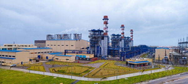 알제리 라스지넷 가스복합화력발전소 전경 (사진=대우건설)