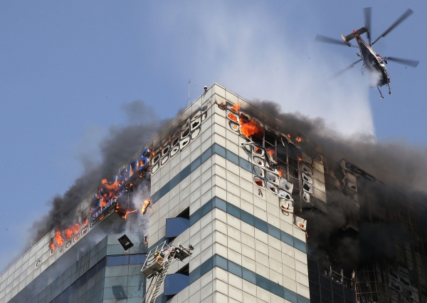 2014년 삼성SDS과천센터 화재 (사진=연합뉴스)